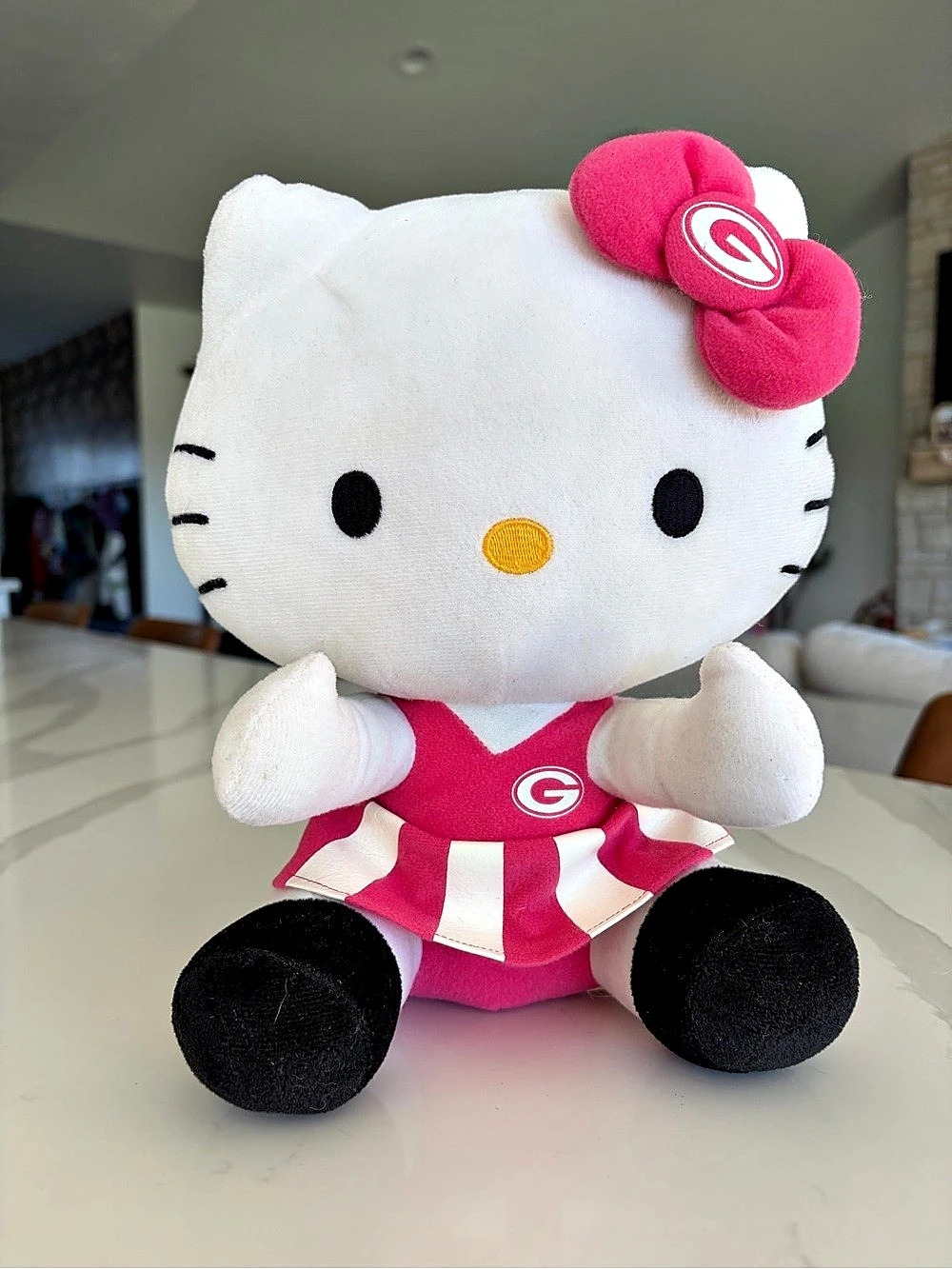 Sanrio Hello Kitty Green Bay Packers Officially Licensed NFL Plush Stuffy